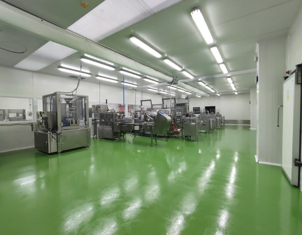 Pavimento industriale in resina per settore agroalimentare