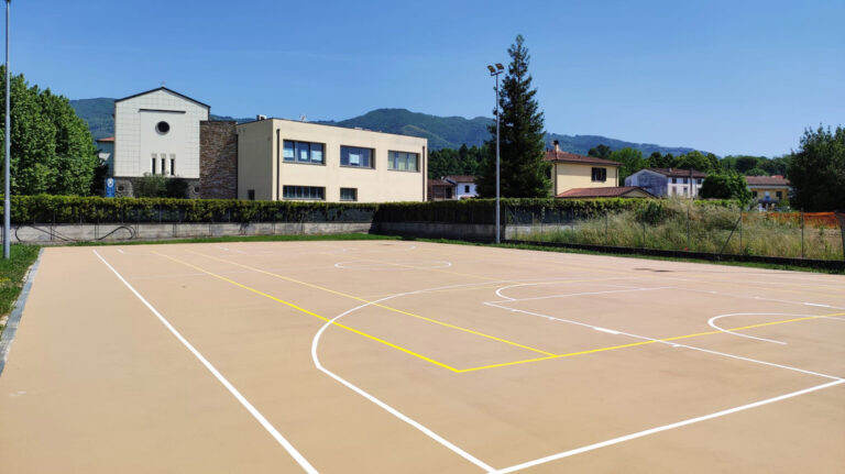 Pavimentazioni in resina ad uso civile per aree esterne, parchi, piste ciclabili e campi sportivi